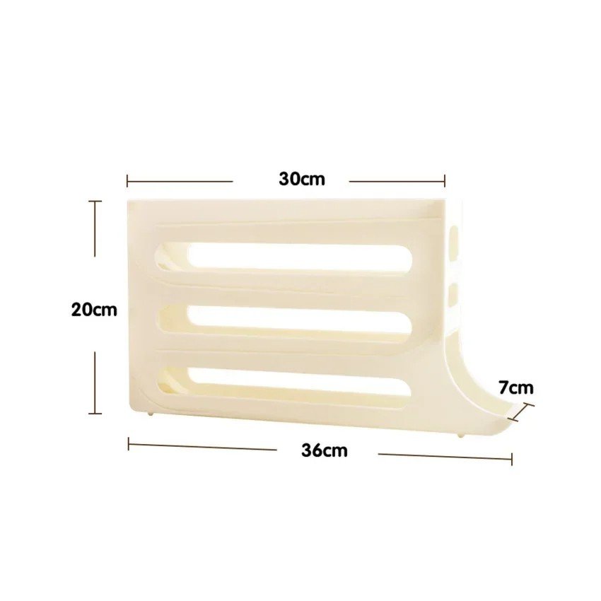 4 Layers Automatic Rolling Egg Holder Rack - Image 4