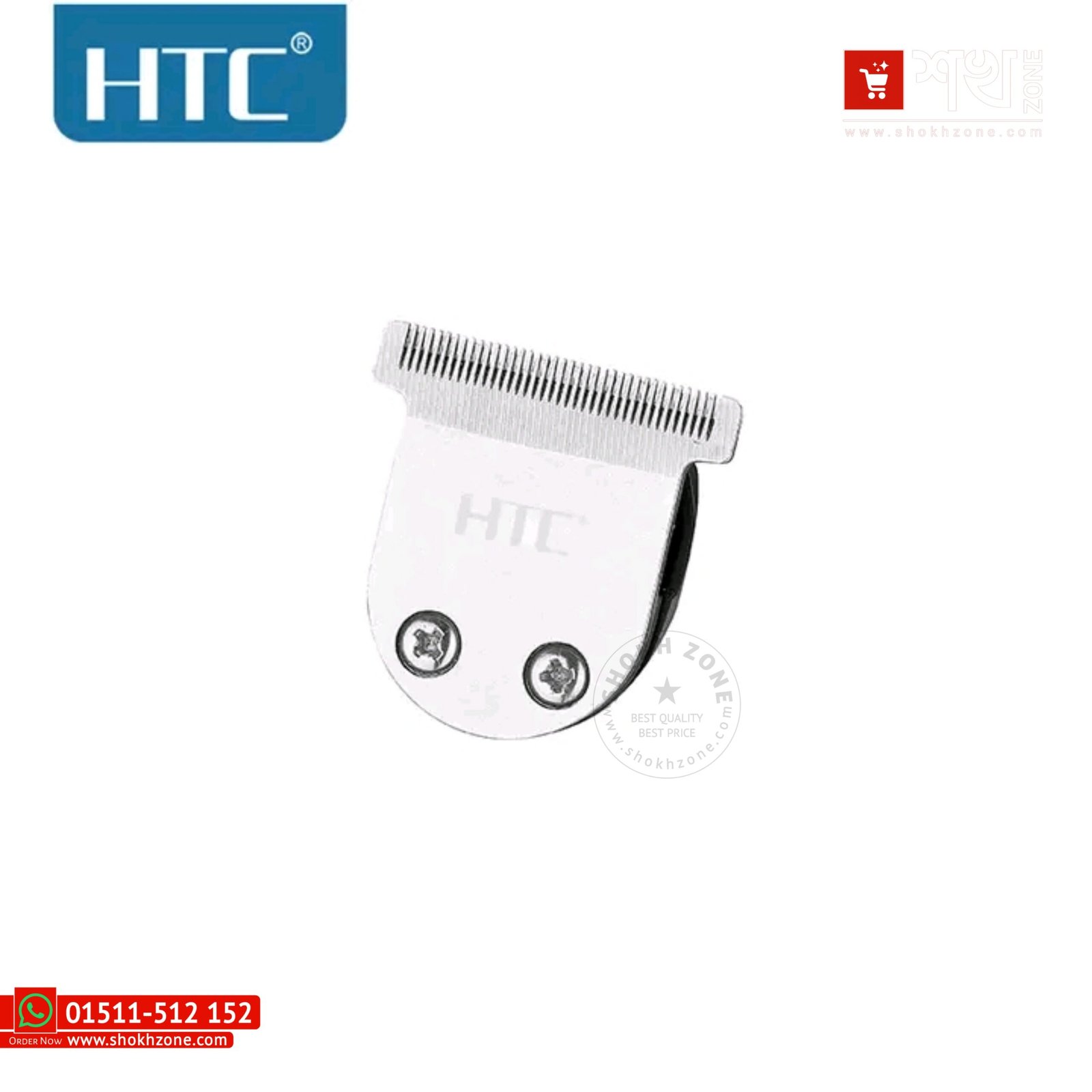 HTC Trimmer - Shokhzone -4 HTC AT-(1210) Professional Hair Clipper Trimmer - Image 4