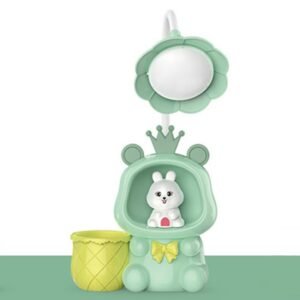 Home Rabbit Flower Table Lamp