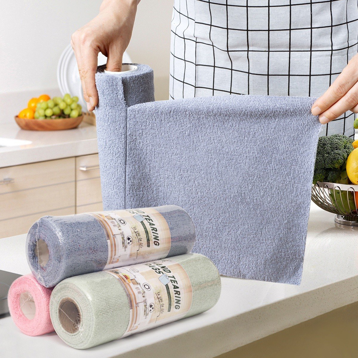 product_1775562075_9400 Kitchen Towel (1 Roll-20 Pcs)। হাইজেনিক উপায়ে রান্নাঘর পরিষ্কার রাখুন
