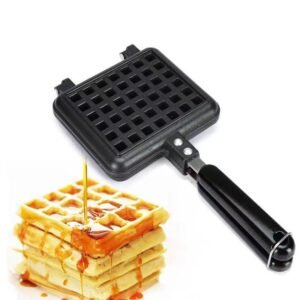 Home Non-Stick Waffle Maker Pan-āĻāϰā§āĻ āĻŦāĻžāύāĻžāύ āĻŽā§āĻāĻŽā§āĻā§ āĻā§āĻžāĻĢāϞ